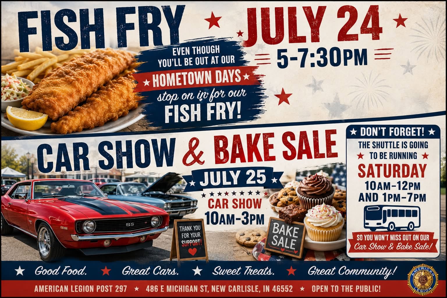 Car Show & Bake Sale