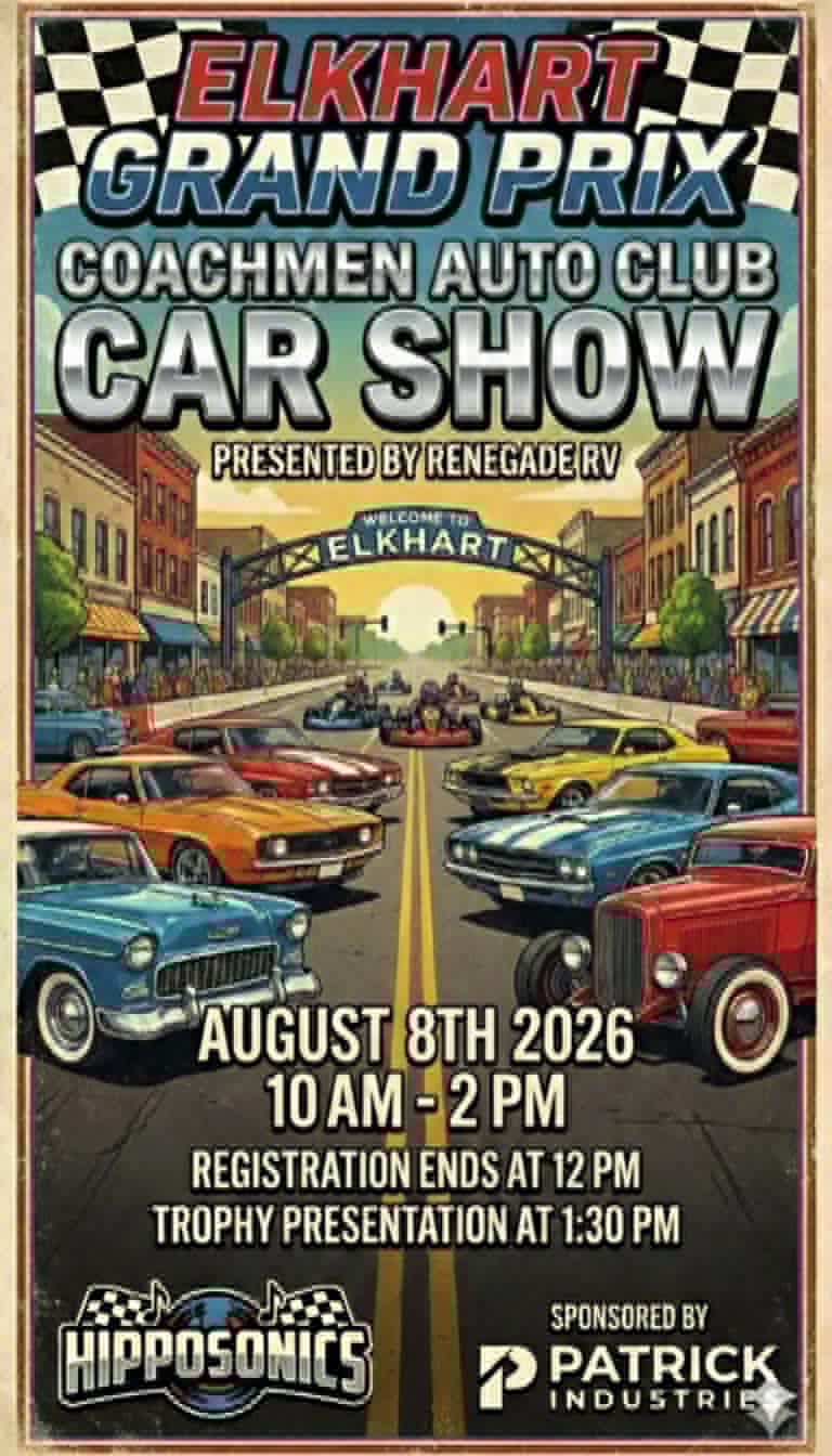 Elkhart Grand Prix - Coachmen Auto Club Car Show