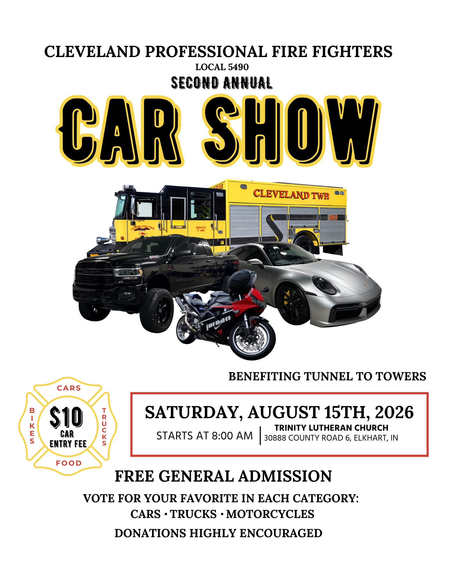 Cleveland Professional Fire Fighters Car Show